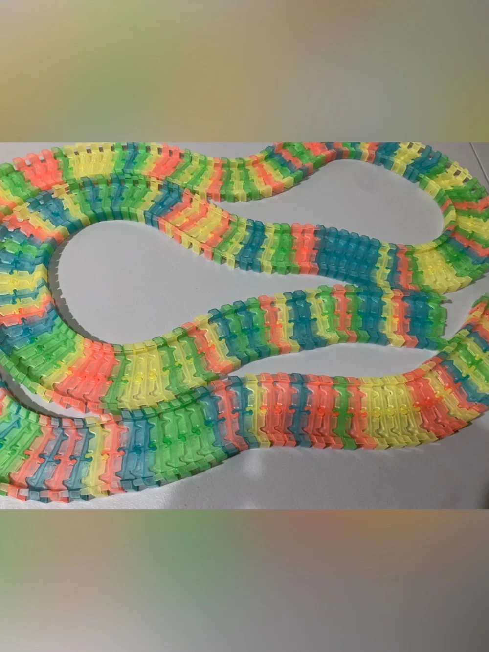 Flexible Rainbow Track Toy - Multicolor